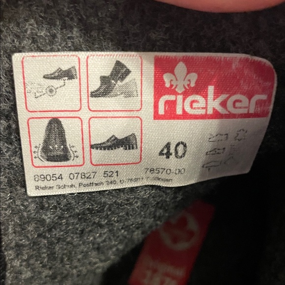 Rieker Payton Black Chelsea Boots - Picture 7 of 9